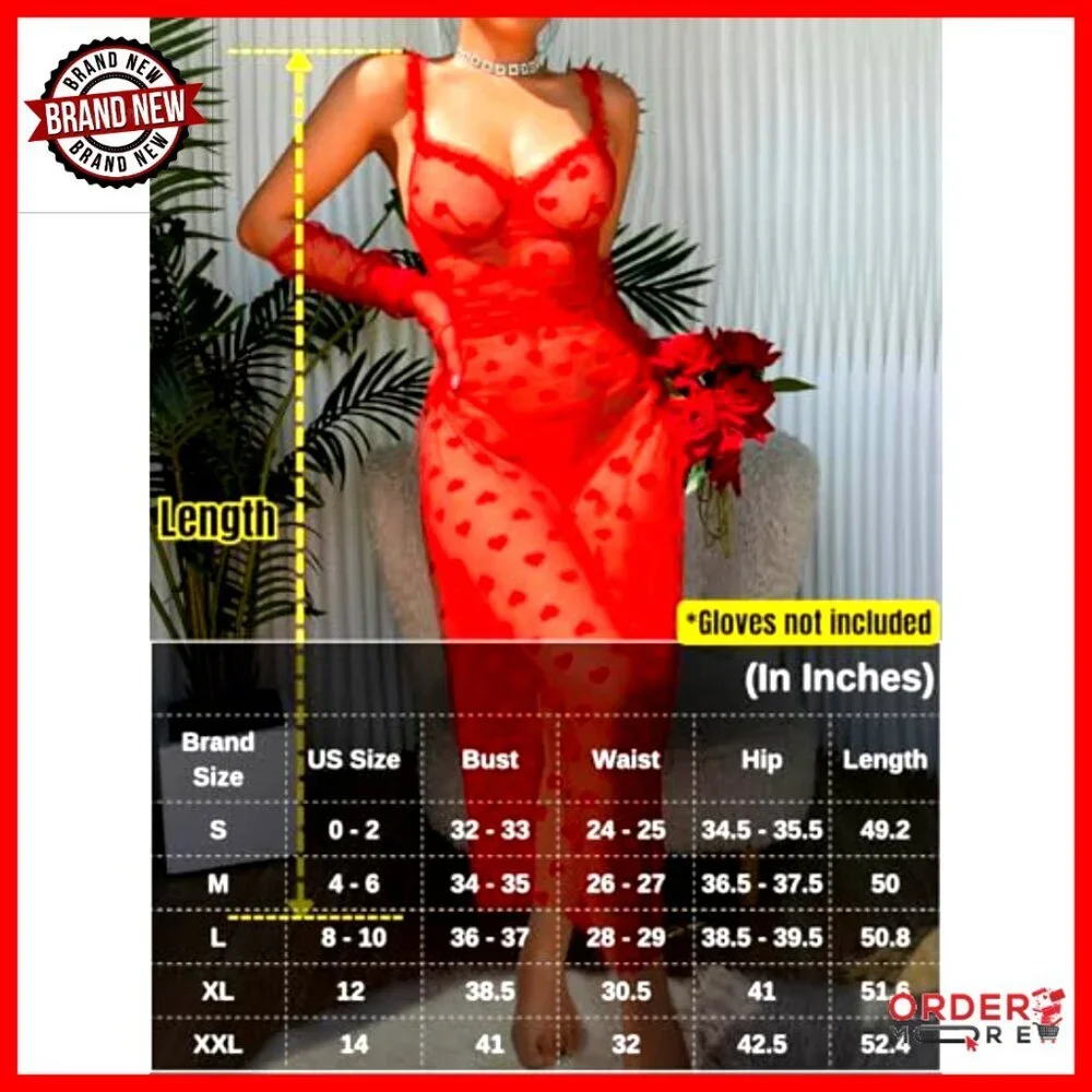 Sheer Ruched Maxi Nightgown with Underwire, Adjustable Straps, High Slit